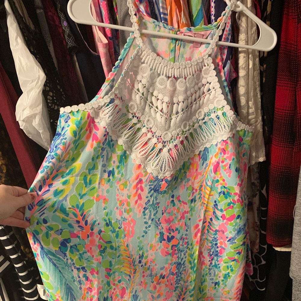 NWOT Lilly Pulitzer Pearl catch the waves dress